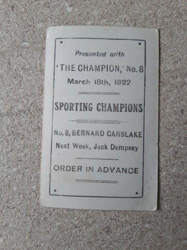 Amalgamated Press Cards - Sporting Champions - Famous Football Captains - 1922 - Picture 32 of 102