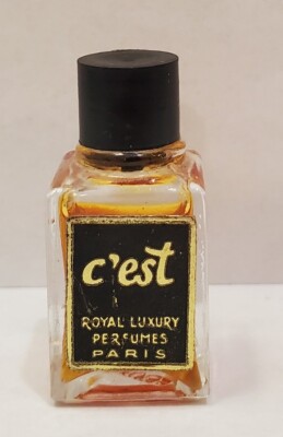 VTG C EST Perfume/Parfum Royal Luxury Perfumes Paris Minature MINI 1.8ml