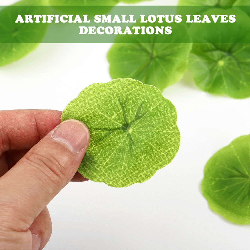10Pcs Aquarium Artificial Lotus Leaves – Plastic Floating Plants For Freshwater & Saltwater Fish Tanks