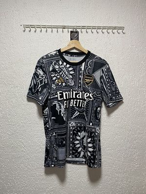 Arsenal FC 2024 Adidas Pre Match Ian Wright Soccer Jersey Men's Special Edition