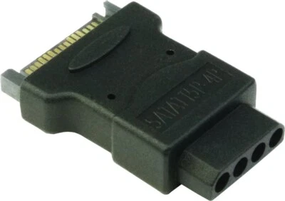 NITROX Power-Adapter S-ATA auf Molex (IDE) für PC ATX Netzteile