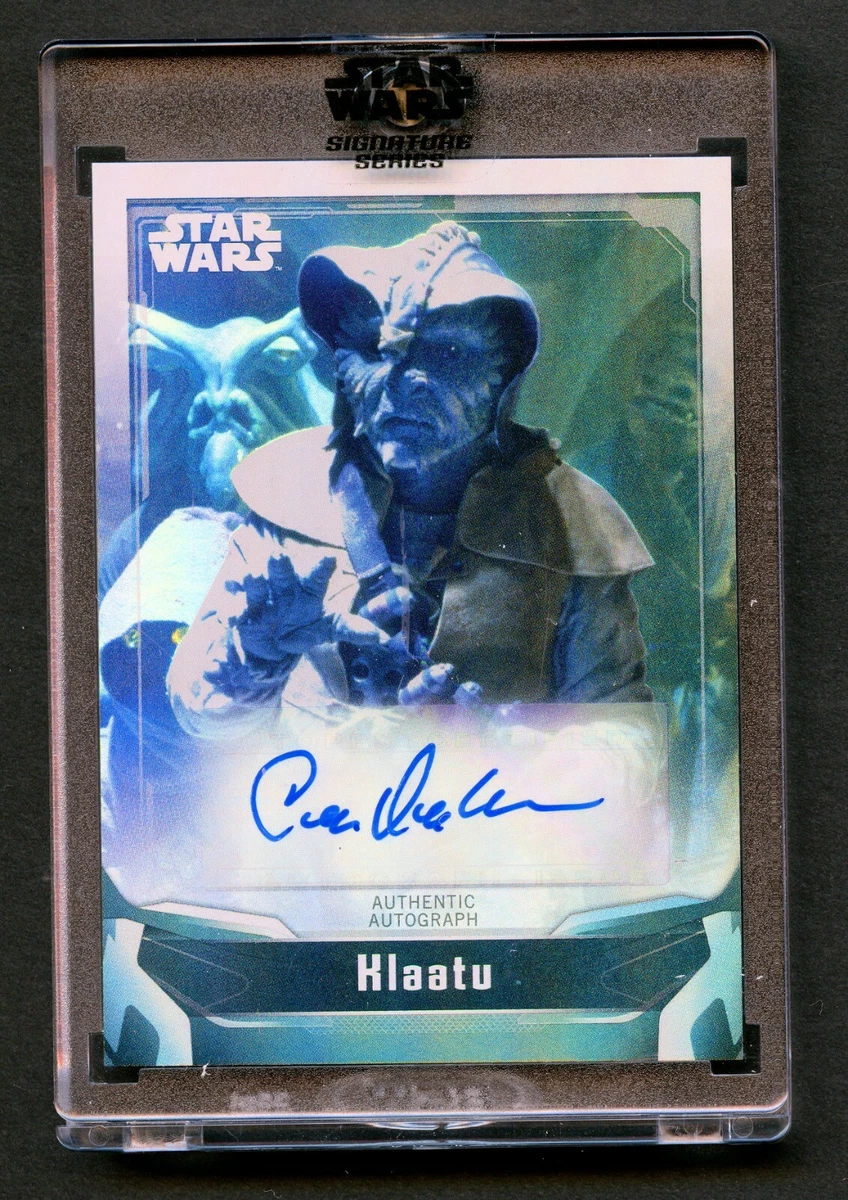Corey Dee Williams as Klaatu A-CDW Auto 2021 Topps Star Wars