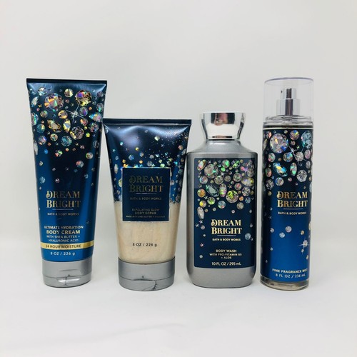 Bath and Body Works DREAM BRIGHT Mist, Body Cream, Body Wash & Scrub *U Choose*
