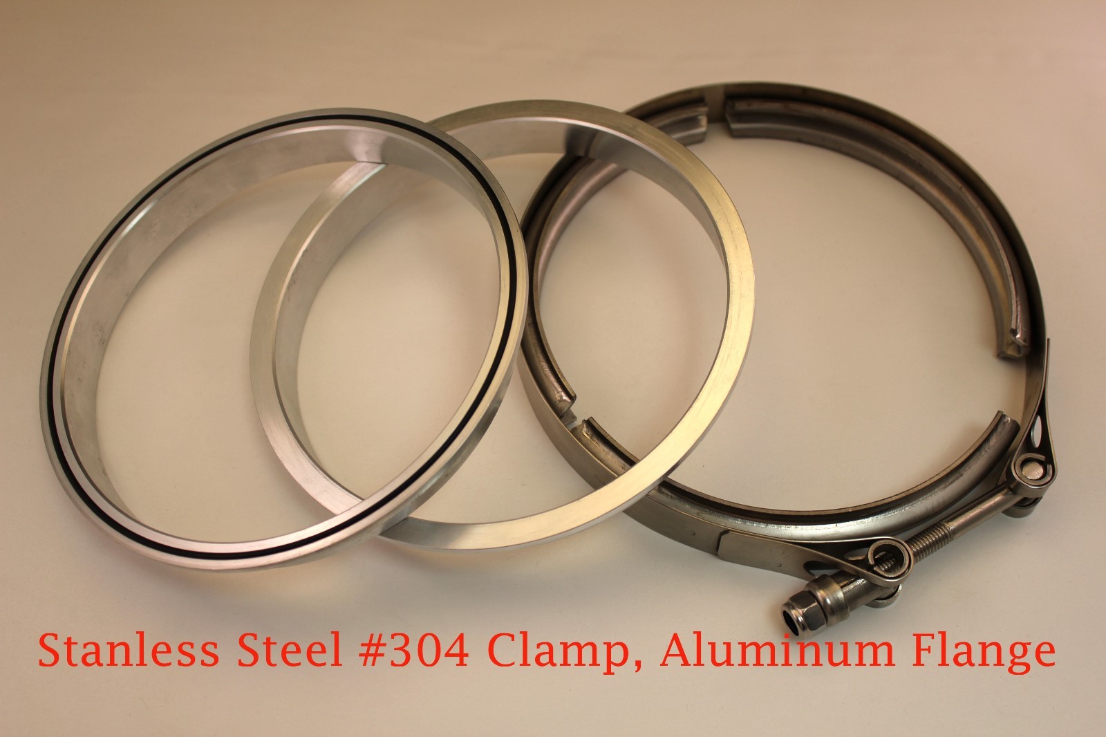 4.5" Clamp Aluminum Flanges VBand Vband Turbo Intercooler Piping Kit w