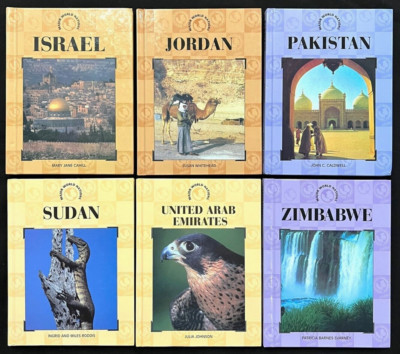 5th Grade & Up - MIDDLE EASTERN COUNTRIES - MAJOR WORLD NATIONS Series - 6 books