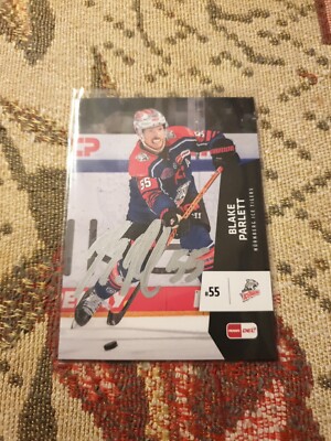 DEL 2022/2023 22/23 signiert Nürnberg Ice Tigers #282 Blake Parlett Silber