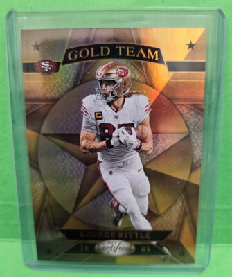 2023 Panini Certified George Kittle Gold Team Mirror Bronze #GT-12 SN #117/249