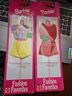 2x BARBIE FASHION FAVORITES Summer Outfits  MATTEL VINTAGE 1998