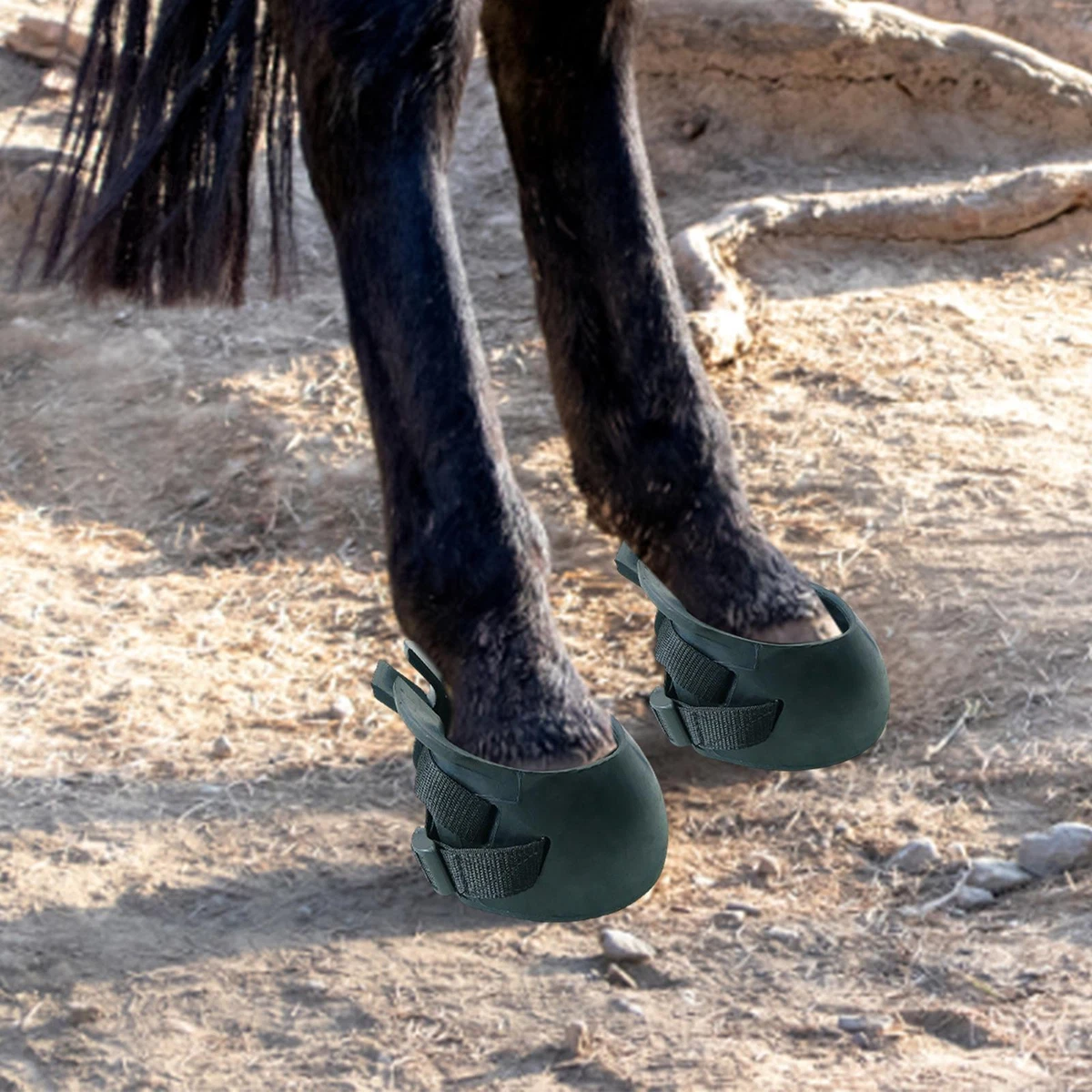 2x Horse Hoof Boots Outdoor Durable Horses Protection Training