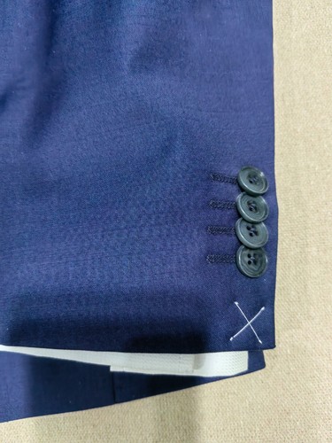 Traje azul de la marca Ted Marchel talla 40R - Imagen 9 de 12