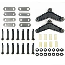 Southwest Wheel Greaseable Tandem Trailer Axle Shackle Kit For Double Eye Spring