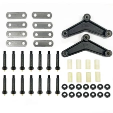 Southwest Wheel Greaseable Tandem Trailer Axle Shackle Kit for Double Eye Spring