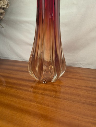 Große Soliflore Vase aus Muranoglas Art Deco im Geschmack von Flavio Poli - Bild 4 von 11