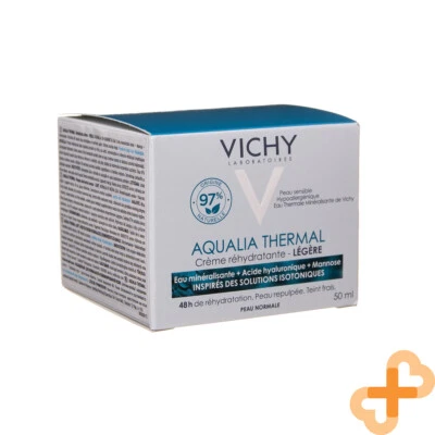 Vichy Aqualia Thermal Licht Rückfettend Creme 50ml Normal Trockene Haut Moisture - Bild 1 von 4