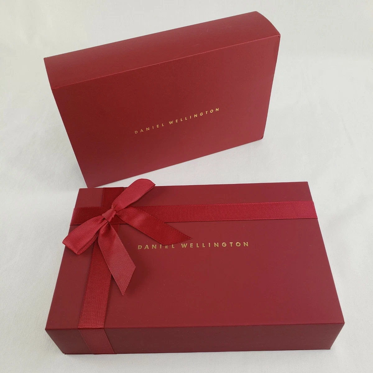 Montre vide Daniel Wellington bo te cadeau 3 compartiments Bourgogne avec manche