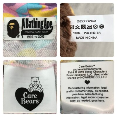 BAPE × Care Bear Milo Plush Doll a bathing ape BAPE camo | eBay