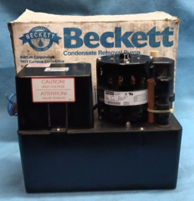 BECKETT CONDENSATE REMOVAL PUMP CB501ULHT   115V 50/60HZ 1/4HP 3200RPM PH1