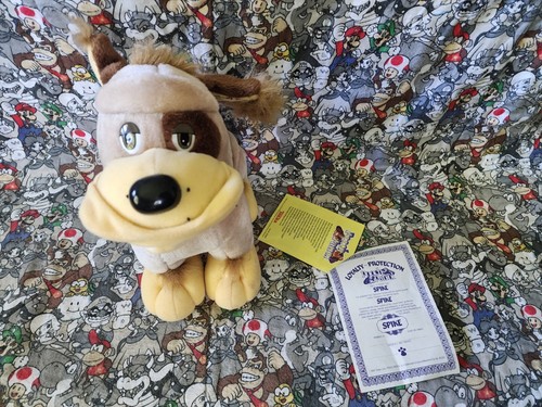 Pooch Patrol Spike Dog Tonka Vintage 11" Plush 1990 with Certificate - Picture 10 of 12