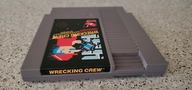 Wrecking Crew Nintendo NES Hang Tab BLACK BOX 5 Screw Complete CIB Non Rev-A Lot
