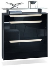 Schuhschrank Schuhkipper Schuh Regal Flur Hänge Schrank Annie Anthrazit matt