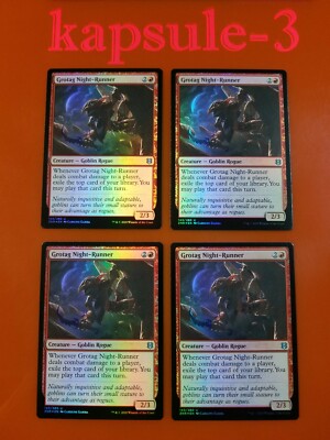 4x Grotag Night-Runner | FOIL | Zendikar Rising | MTG Magic Cards