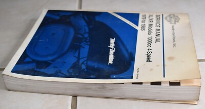 1979 to 1985 Harley Davidson XL XR 1000 cc 4 Speed Service Repair