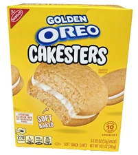 Nabisco Oreo Golden Cakesters Soft Baked Snack Cakes 10.1 oz