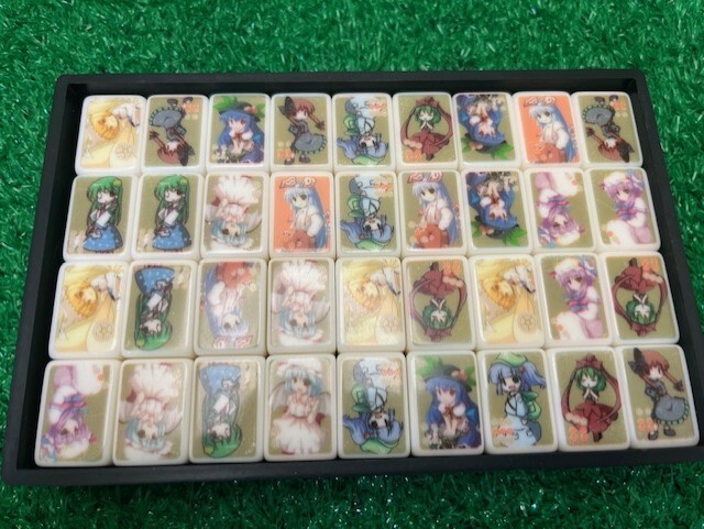 東方プロジェクト [弐] 夢咲黒 Mahjong tiles Touhou Project Mahjong