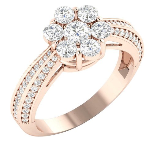 Solitaire Anniversary Ring Round Diamond 1.25 Ct SI1 G 14K White Gold Appraisal - Picture 3 of 8