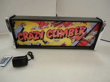 Crazy Climber Marquee Game/Rec Room LED Display light box