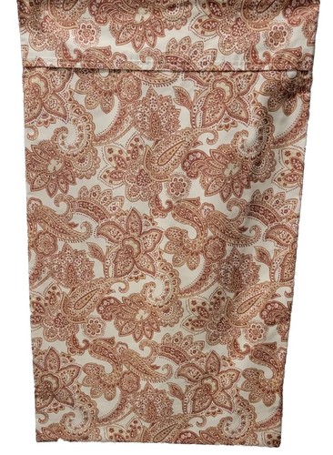 2 fundas de almohada hechas a medida bronceadas, naranjas quemadas, estampadas doradas de cachemira se adaptan a Stan/queen - Imagen 5 de 8