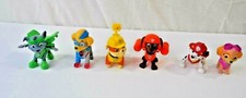 Lot Of 6 Paw Patrol Figures-Marshall-Skye-Rubble-Zuma  More Pre-Owned 
