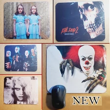 Horror Mousepad - New - 8x10 inch - 60's 70's 80's 90's Horror movies mouse pad