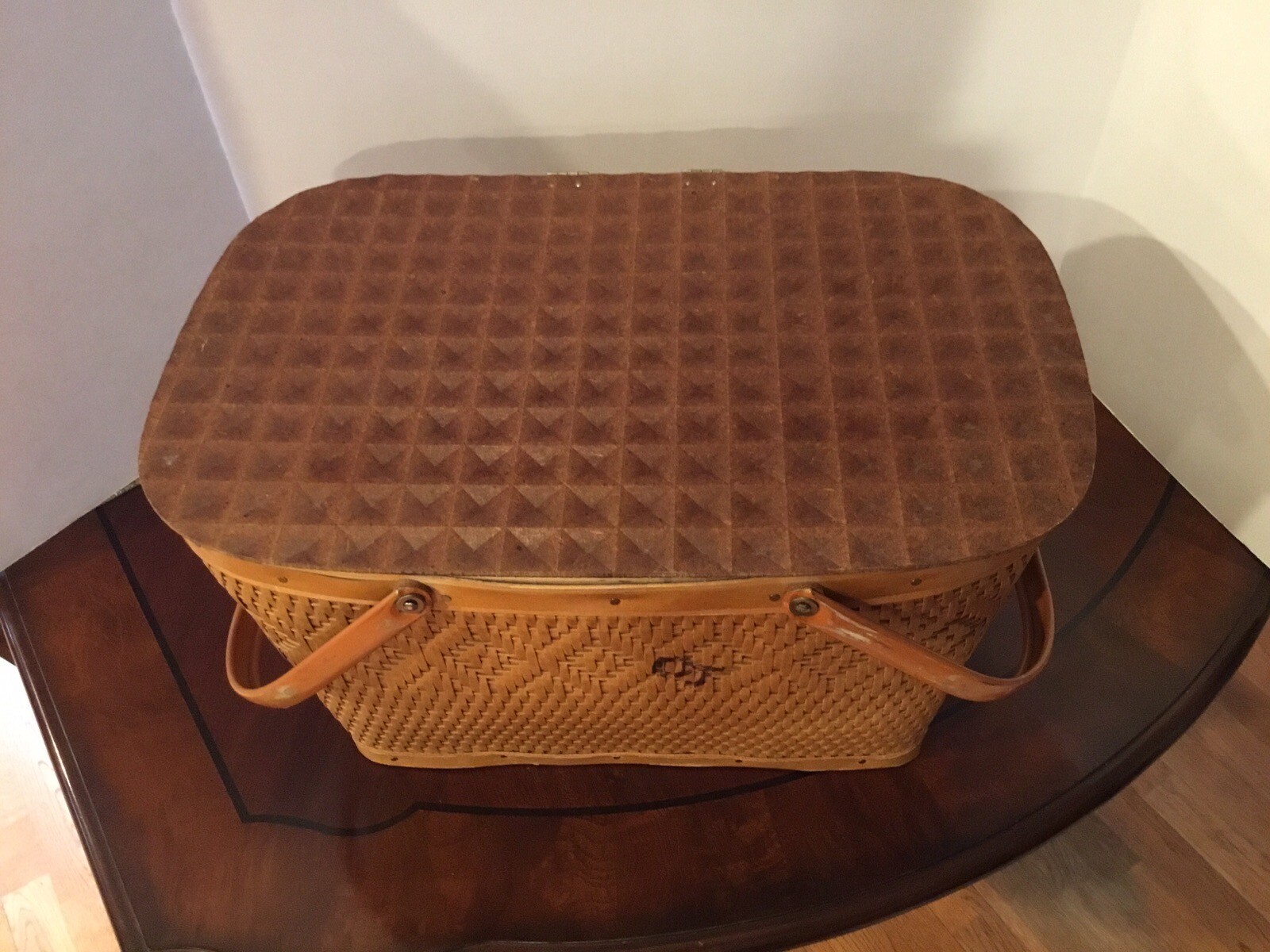 Vintage Redman Picnic Basket eBay