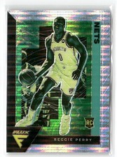 2020-21 Panini Flux #250 Reggie Perry Silver Refractor