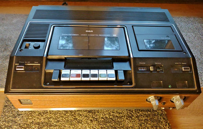 RCA SelectaVision VDT501 Video Cassette Recorder 1979 Vintage Looks & Works Good