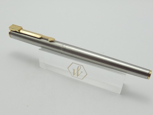 Vintage Parker Arrow Flighter Fountain Pen, GT, M Nib, 1985, Logo Tab *Ex Cond* - Picture 2 of 16