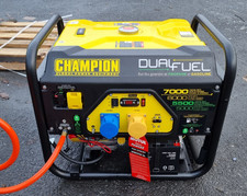 Champion 6kVa 6000W Dual Fuel Petrol LPG Electric Start Portable Generator