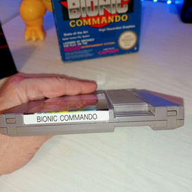 BIONIC COMMANDO NINTENDO NES VERSIONE PAL A MATTEL ITALIANO CIB DA COLLEZIONE