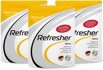 Ultra Sports Refresher, 3 x 500 g Beutel, Tropic