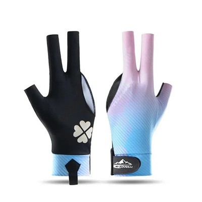 Billard Handschuh Drei Finger Dünn Atmungsaktiv Rutschfest Linke Hand