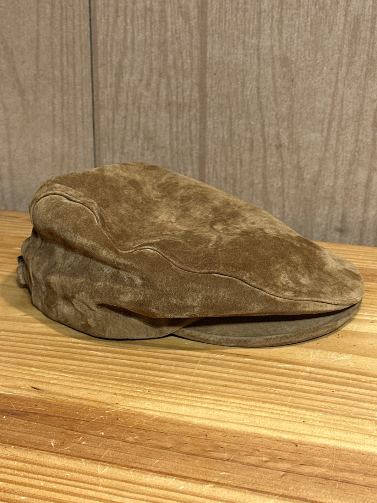 Amalgamated Clothing and Textile Workers Union Pig Suede Leather Newsie Cap/Hat