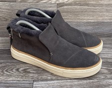 TOMS Suede Paxton Slip On Sneakers Shoes Women  s Gray Casual Size 7.5