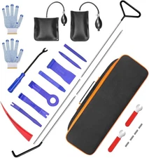 Emergency Car Unlock Tool Kit, Vehicle Repair Lock Out Set, Long Reach Puller