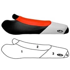 BlackTip Jetsports Seat Cover Compatible with Polaris 1998-2001 SLH, 1999-2001