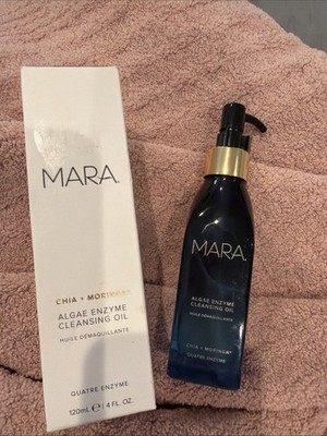 MARA Algae Enzyme Cleansing Oil Chia + Moringa 120ml 4 fl oz New In Box