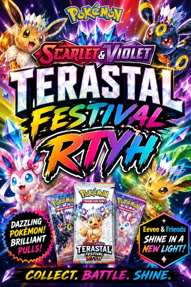 POKEMON RTYH SCARLET & VIOLET TERASTAL FESTIVAL