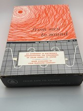 1961 Vintage Bell System From Sun To Sound Science Experiment Kit No.1