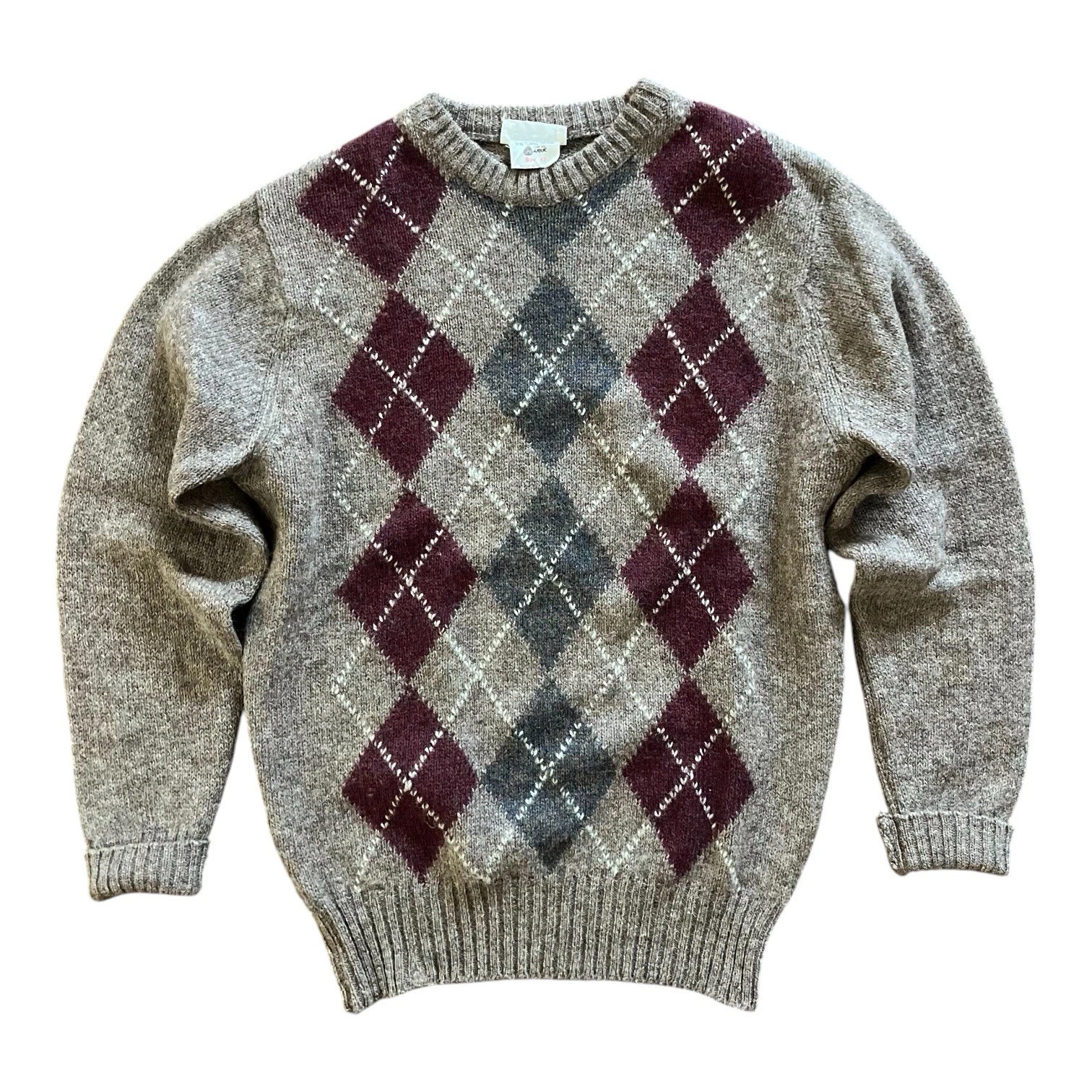 Vintage Fitzpatrick Of Ireland Shetland Wool Sweater Size Eu46