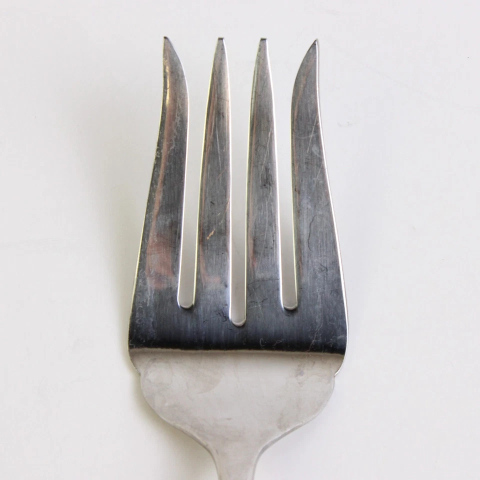 Gorham Meredith II Stainless Steel Cold Meat Serving Fork - Image 4 of 4